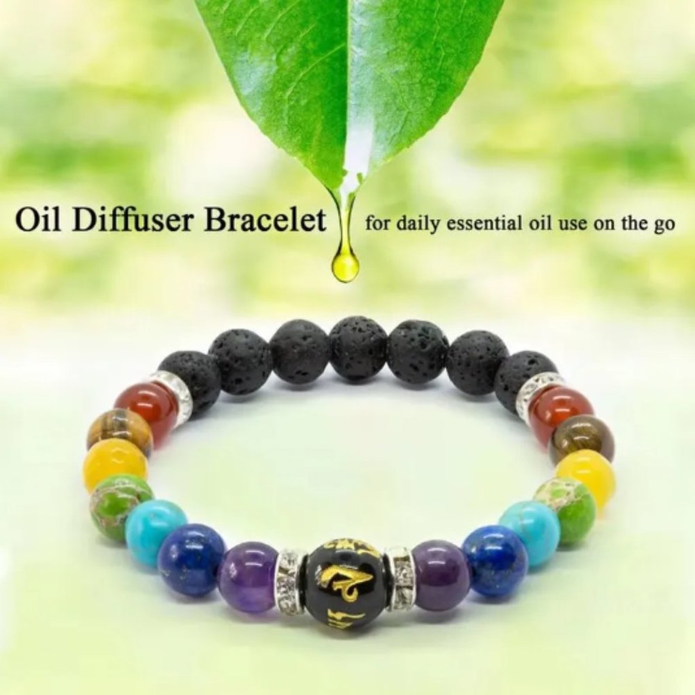 🍏50% OFF/3+...7 Chakra Energy Stones Bracelet